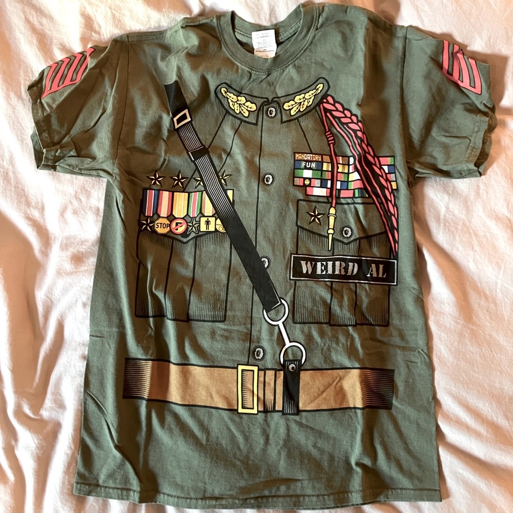 LIMITED ED. Weird Al Mandatory Fun World Tour T-Shirt Med